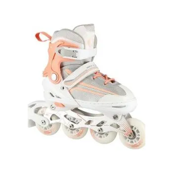 Kolečkové brusle NILS Extreme NH18190 bílo-růžové EU 29-33 brusle + DÁREK DLE VÝBĚRU!