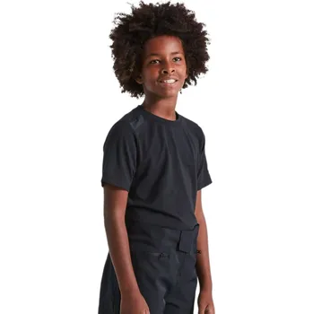 cyklistický dres Specialized Youth Trail Jersey SS - black 147-157