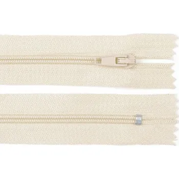 Zip Zip spirálový šíře 3 mm, délka 25 cm - béžový nejsvětlejší