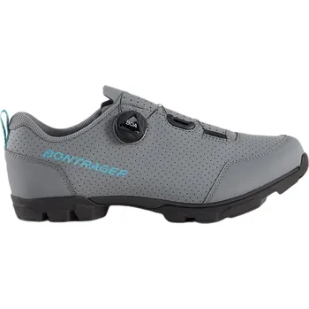 Pánské cyklistické tretry Bontrager Evoke Mountain Bike Shoe - quicksilver/miami green 45