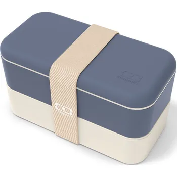 Svačinový box Monbento - Bento box na oběd Original, Modrá Natural