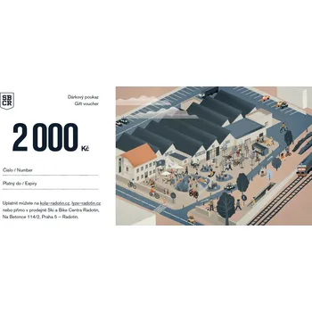 Dárková taška Dárkový poukaz 2000 Kč uni