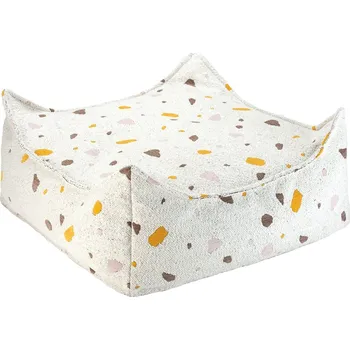 dětská židle Wigiwama Terrazzo Marble Square Ottoman