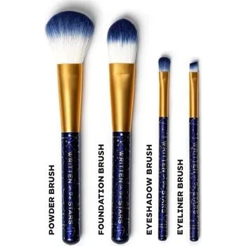 Legami Oh My Glow! - Set Of 4 Makeup Brushes - Stars
