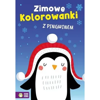 První čtění Zimowe kolorowanki z pingwinem