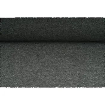 Funkční materiál, tričkovina, přírodní šedá (žíhaná), metráž, látka - VÝPRODEJ