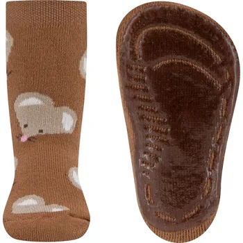Ewers Stoppersocken SoftStep Mäuse - hell nougat
