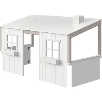 Příslušenství pro dětskou postel a kolébku Flexa Nástavec domeček Flexa - Classic jednolůžko (borovice bělená)