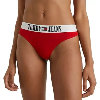 Kalhotky Dámská tanga Tommy Hilfiger UW0UW04209 červená velikost M-38/40