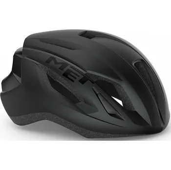 Cyklistická přilba MET Strale - black matt glossy 52-56