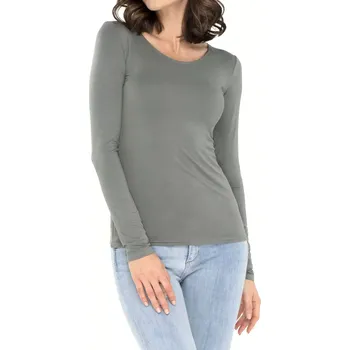 Dámské tričko Dámské tričko s dlouhým rukávem Marinello 51961 dusty olive velikost XL