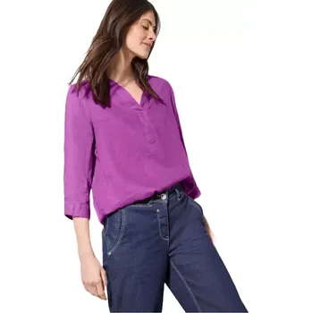 Dámská tunika Lehká dámská tunika Cecil 345359 purpurová velikost XXL