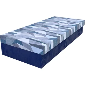 Postel Válenda Holm/modrá 195 × 85 cm pružinová