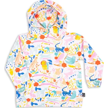 Chlapecká mikina Wouki Dětská mikina FUKURO - jungle pink