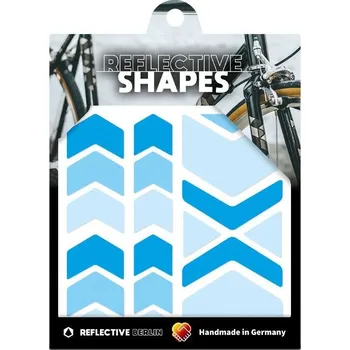 Reflective Berlin Reflective Shapes - Chevrons - blue uni