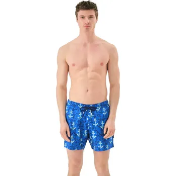 Pánské plavky Pánské koupací šortky John Frank anchor navy JFSSSWL36 velikost L