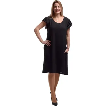 Dámské šaty Pohodlné dámské šaty Tolmea 4025 černé velikost 42