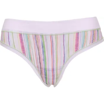 Kalhotky Dámské brazilky Lovely Girl 6522 proužek velikost L-42/44