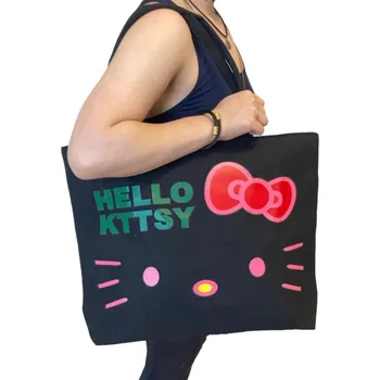 Plážová taška Plážová taška Helloo Černá