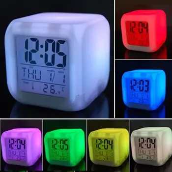 Budík Digitální budík - multicolor