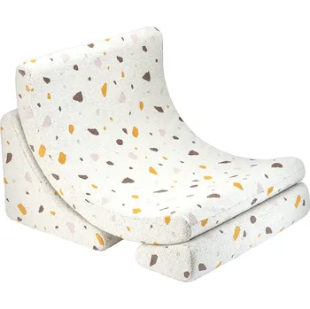 dětská židle Wigiwama Terrazzo Marble Moon Chair