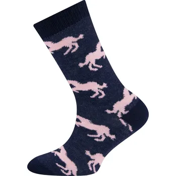 Ewers Socken GOTS Pferde - navy