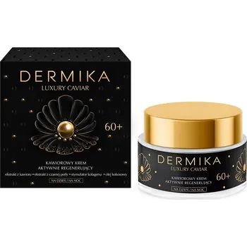 Pleťový krém Dermika, Luxury Caviar 60+ kaviárový aktivní regenerační denní a noční krém 50ml