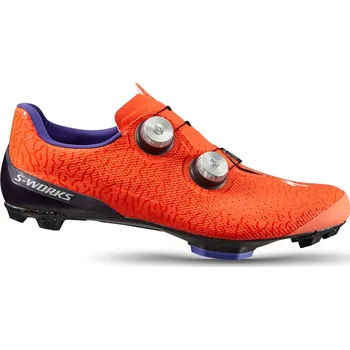 Pánské cyklistické tretry Specialized S-Works Recon MTB - cactus bloom/blaze/deep lake 36