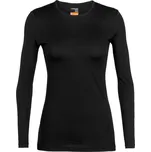 Icebreaker Women's 200 Oasis LS Crewe - black