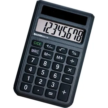 Kalkulačka Kalkulačka ECC110, černá, stolní, osmimístná