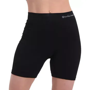 Kalhotky Bezešvé nohavičkové šortky z bambusu Bamboo basics Suze černé velikost S