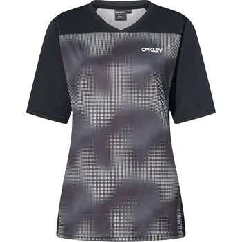 cyklistický dres Oakley W Maven Coast SS Jersey - organic spots black