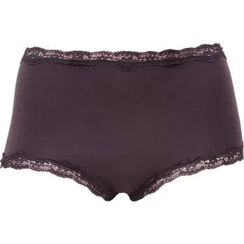 Kalhotky Bavlněné nohavičkové kalhotky Andrie PS 2774 černé velikost 3XL-54/56