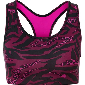 Podprsenka 694959 - Tchibo - Sportovní podprsenka - pro ženy - vel. XS 32/34 - barva: černá/s potiskem