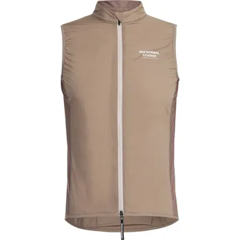 Cyklistická vesta Pas Normal Studios Men's Mechanism Stow Away Gilet - Beige