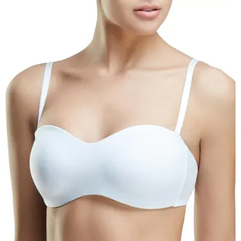 Podprsenka Korzetová podprsenka bez kostic Cotonella 071 bílá velikost 65B