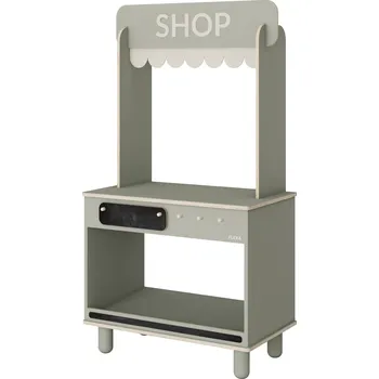 Dětský domeček Flexa Play Dětský obchůdek a Café - zelený