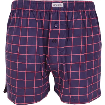 Trenýrky Bavlněné trenkoslipy pro muže Andrie PS 5716 navy-red velikost XXL-58/60