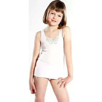 Dívčí spodní prádlo Dívčí spodní košilka Pleas 81025 bílá velikost 104