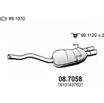 Zadní tlumič výfuku ASSO 08.7058