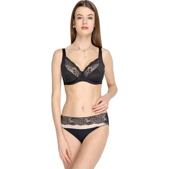 Podprsenka Elegantní černá kosticová podprsenka Timo 030772 velikost 70K