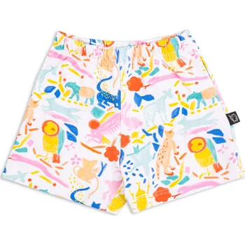 Wouki Dětské kraťasy SHIMAUMA - jungle pink