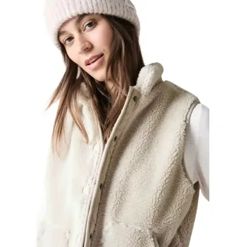 Dámská teddy vesta Cecil 220252 mocca velikost XL