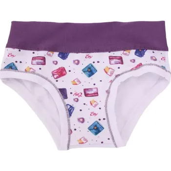 Dívčí spodní prádlo Dívčí kalhotky s obrázkem Emy Bimba B2922 viola velikost 3