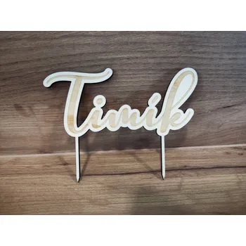 Dortová svíčka Zápich na dort s gravírovaným jménem