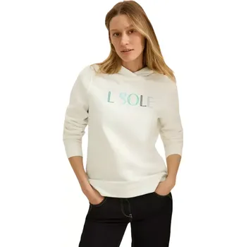 Dámská mikina Dámská mikina Cecil 303217 bílá perla velikost XL