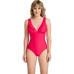 Dámské vyztužené jednodílné plavky 810098 červená velikost 70D