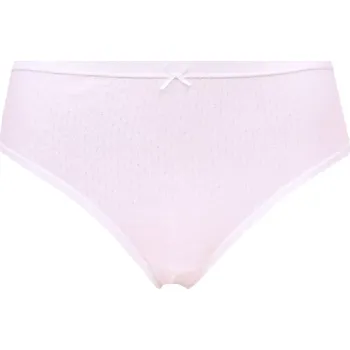 Kalhotky Dámské 100% bavlněné kalhotky Andrie PS 2923 bílé velikost 3XL-54/56