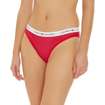 Kalhotky Dámské kalhotky Tommy Hilfiger z elastické pleteniny UW0UW05531 cherry velikost L-42/44