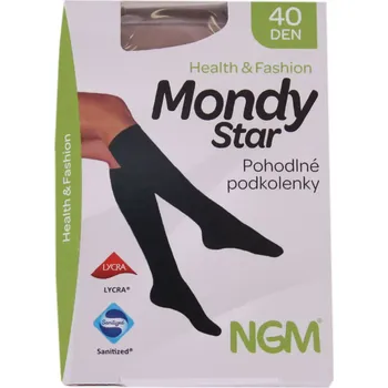 Dámské punčochy Podkolenky NGM MondyStar40 černá velikost 23-25